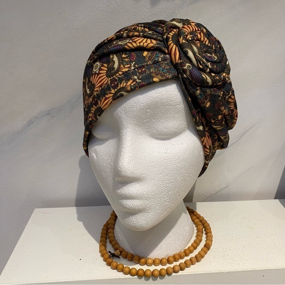 Beautiful trendy turbans/head Boho wraps w Gypsy spell/hippy/retro vibe - Picture 9 of 14